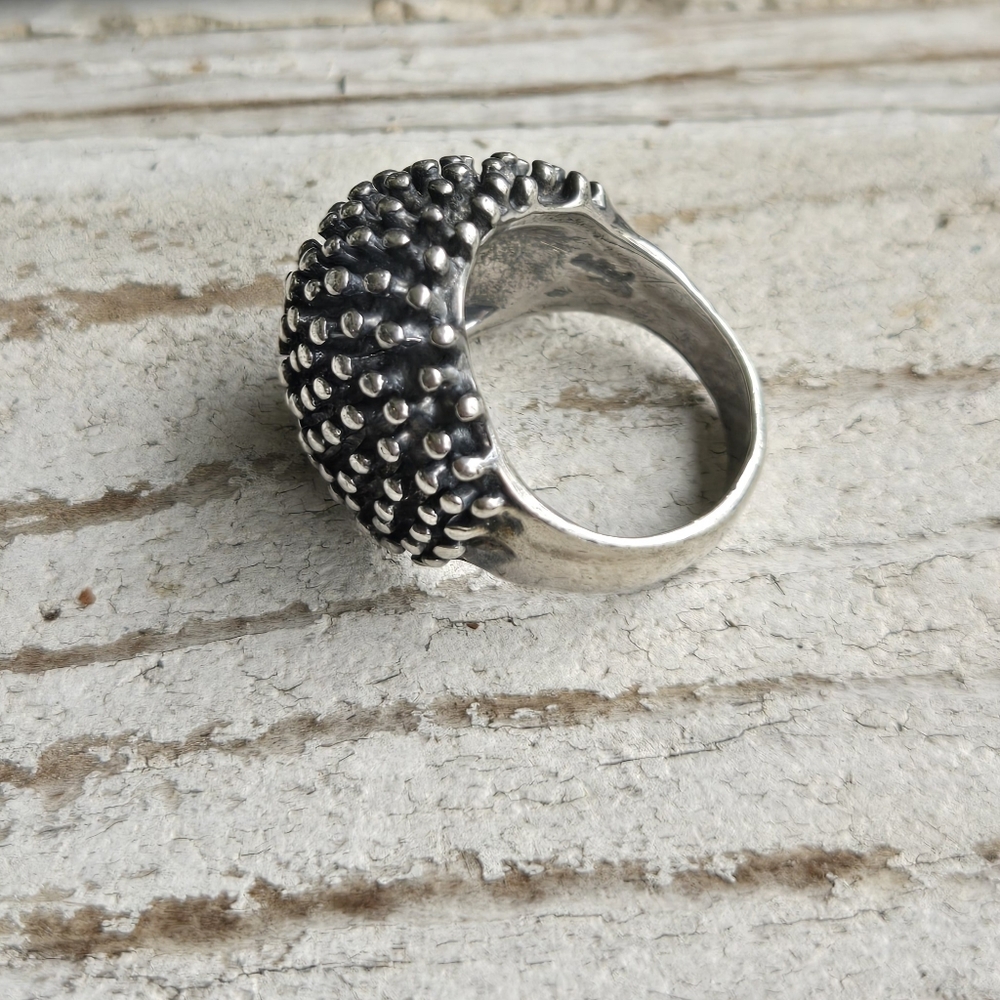 Sterling Silver Armadillo Bubble Ring. - image 8